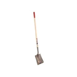 True Temper True American Square Point Open Back Shovel, 48-inch Ash Handle