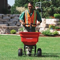 Earthway Commercial Broadcast Spreader With 100 Lb Capacity -Garden Care 2170e live