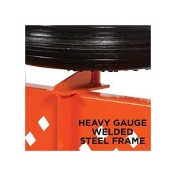 Leonard Flatbed 2-Wheel Nursery Cart, 2ft X 4ft Low Deck, 850 Lb Capacity -Garden Care 2448lw 2