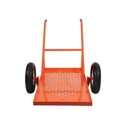 Leonard Flatbed 2-Wheel Nursery Cart, 2ft X 4ft Low Deck, 850 Lb Capacity -Garden Care 2448lw 3