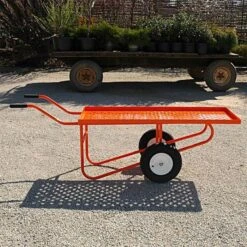 Leonard Flatbed 2-Wheel Nursery Cart, 2ft X 5ft Deck, 850 Lb Capacity -Garden Care 2460ex 4 1