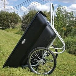Muller's Original Smart Cart, Black 12 Cu. Ft. Tray With 20" Spoke Wheels -Garden Care 312bb 2 1
