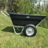 Muller's Original Smart Cart, Black 7 Cu. Ft. Tray With 16" Turf Wheels