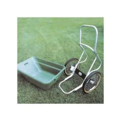 Muller's Original Smart Cart, Green 7 Cu. Ft. Tray With 20" Flat Free Spoke Wheels -Garden Care 37gb ff 4