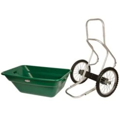 Muller's Original Smart Cart, Green 7 Cu. Ft. Tray With 20" Spoke Wheels -Garden Care 37gb 3