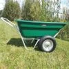 Muller's Original Smart Cart, Green 7 Cu. Ft. Tray With 16" Flat Free Wheels