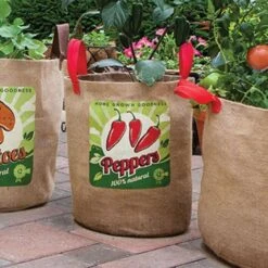 Grow Bag 10 Gal Pepper Retro Graphic -Garden Care 84382 2
