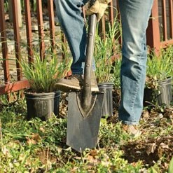 Leonard Full-Strap Diamond-Point Spade With Straight Handle -Garden Care a13dl 4