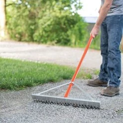 Leonard Aluminum Lawn Rake 24in Wide -Garden Care al246 3 1