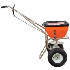 Leonard 70 Lb Spreader With Stainless Steel Frame -Garden Care am70s 2 2