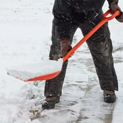 Poly Scoop Shovel With Extended D-Grip Handle By A.M. Leonard, 14in Width X 17-3/4in Head, 30in Length, Lifetime Warranty -Garden Care ap340 3 1