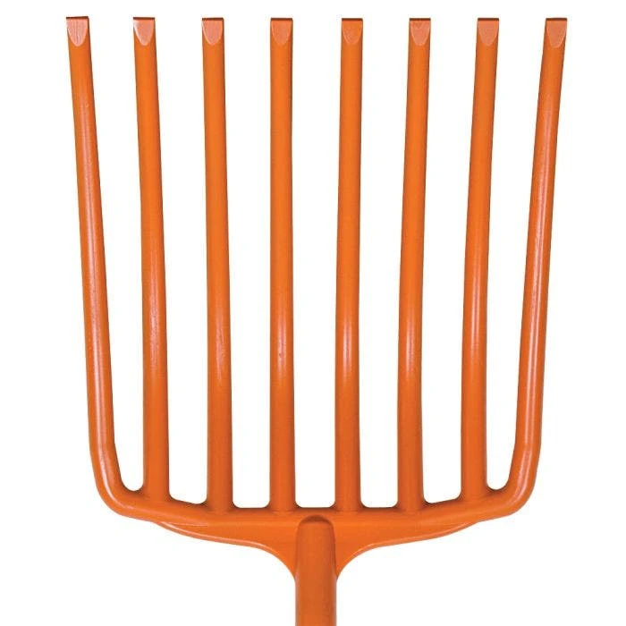 Leonard 8-Tine All-Poly Scoop Fork With 30-inch D-Grip Handle 2 Leonard 8-Tine All-Poly Scoop Fork With 30-inch D-Grip Handle - Image 2