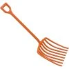 Leonard 8-Tine All-Poly Scoop Fork With 30-inch D-Grip Handle