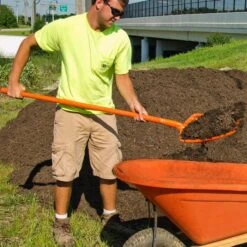 Leonard 8-Tine All Poly Scoop Fork, 63-inch Length -Garden Care apf805 4