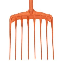 Poly Mulching Fork With D-Grip Handle By A.M. Leonard, 8 Tine, 15in Scoop X 44in Length, Lifetime Warranty -Garden Care apf810 1 1