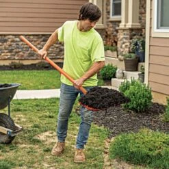 Leonard 8-Tine Poly Mulching Fork With Straight Handle -Garden Care apf815 live 10.20.22