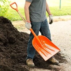 Leonard ABS Scoop Shovel With D Grip Handle -Garden Care aps12 4