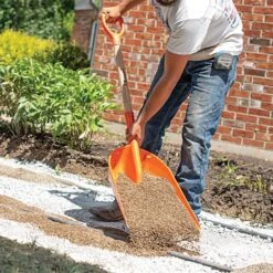 Leonard ABS Scoop Shovel With D Grip Handle -Garden Care aps12 6