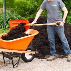 Leonard ABS Scoop Shovel With D Grip Handle -Garden Care aps12 7