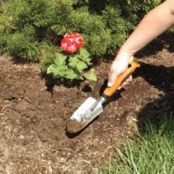 Leonard Trowel Cast Aluminum W/ Gel Grip -Garden Care at10 2