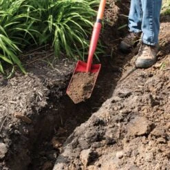 Leonard Trenching Shovel With 5-Inch Wide Blade -Garden Care ats5 7