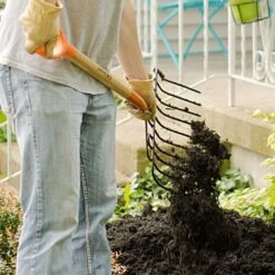 Leonard 10-Tine Ensilage Fork With Poly D-Grip -Garden Care awf10 5