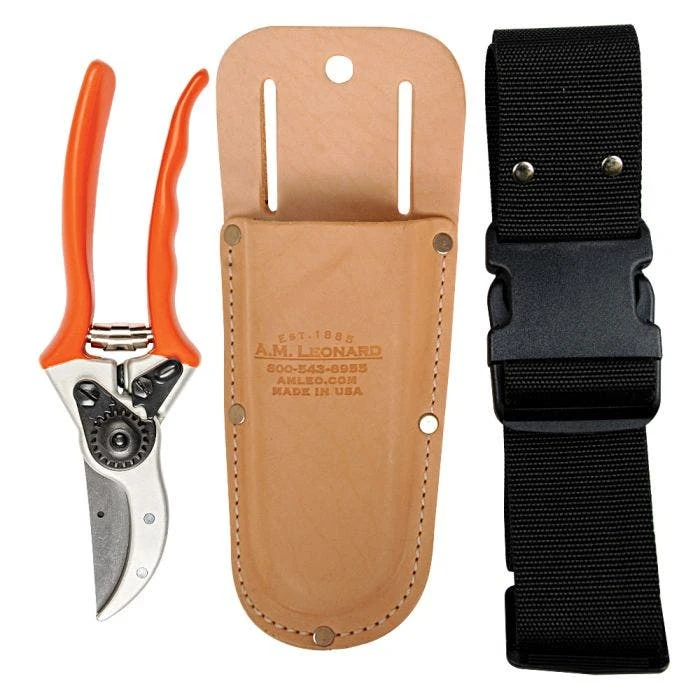Leonard Pruner And 8in Pruner Case (No Clip) Combo Kit, With Belt 1 Leonard Pruner And 8in Pruner Case (No Clip) Combo Kit, With Belt