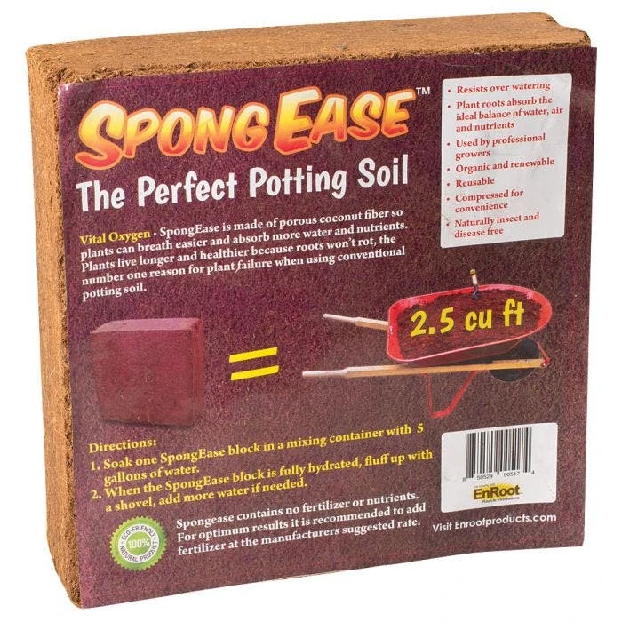 SpongEase Coconut Coir Block, 5 Kilograms 2 SpongEase Coconut Coir Block, 5 Kilograms - Image 2