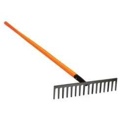 Leonard Straight Rake With Forged Steel Head And Composite Handle
