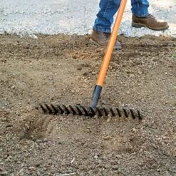 Leonard Straight Rake With Forged Steel Head And Composite Handle -Garden Care cs16 4 1