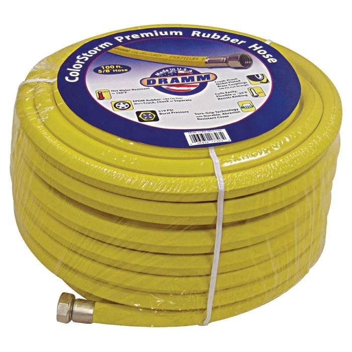 Dramm ColorStorm Professional Rubber Hose, 3/4" X 100' 1 Dramm ColorStorm Professional Rubber Hose, 3/4" X 100'