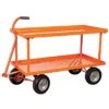 Leonard 2-Foot By 4-Foot Pull-Style Nursery Cart With 18-Inch Shelf