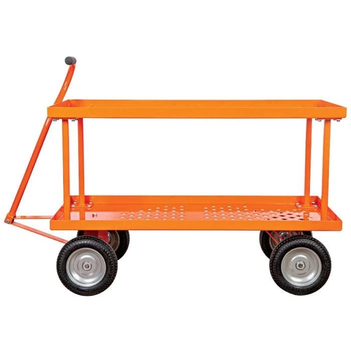 Leonard 2-Foot By 4-Foot Pull-Style Nursery Cart With 18-Inch Shelf 2 Leonard 2-Foot By 4-Foot Pull-Style Nursery Cart With 18-Inch Shelf - Image 2