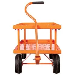 Leonard 2-Foot By 5-Foot Pull-Style Nursery Cart With 18-Inch Shelf 5 Leonard 2-Foot By 5-Foot Pull-Style Nursery Cart With 18-Inch Shelf -Garden Care f2460hwg 2