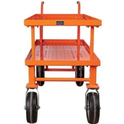 Leonard 2-Foot By 5-Foot Push-Style Nursery Cart With 12-Inch Shelf -Garden Care f2460lfw 3