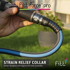 FITT Force™ Pro Commercial-Grade Lay Flat Hose, 5/8-Inch Diameter, 50-Foot Length -Garden Care ffp59006 2