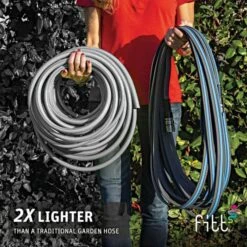 FITT Force™ Pro Commercial-Grade Lay Flat Hose, 5/8-Inch Diameter, 50-Foot Length -Garden Care ffp59006 4