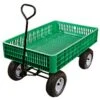 Leonard Green Utility Wagon, Flat Free Tires, 30in X 46in X 7.5in Tray