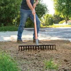 Leonard Forged Straight Rake With Tuff-Strong Handle -Garden Care fs16 4