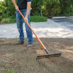 Leonard Forged Straight Rake With Tuff-Strong Handle -Garden Care fs16 5