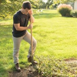 Leonard Forged Round Point Shovel With 48in Ash Handle 9 Leonard Forged Round Point Shovel With 48in Ash Handle -Garden Care fw4 4