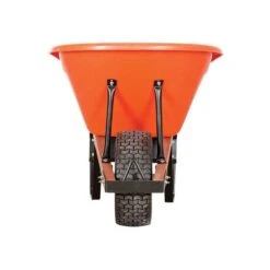 Leonard 6-Cubic-Foot Capacity Poly Tray Wheelbarrow With Flat-Free Tire 12 Leonard 6-Cubic-Foot Capacity Poly Tray Wheelbarrow With Flat-Free Tire -Garden Care fwb6 2 1