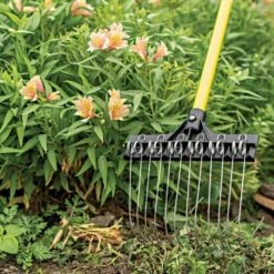 Groundskeeper 2 Shrub Rake 9in Wide -Garden Care gk2 09 3