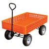 Leonard Orange Utility Wagon, 30in X 46in X 7.5in Tray