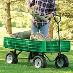 Leonard Green Utility Wagon, 30in X 46in X 7.5in Tray 8 Leonard Green Utility Wagon, 30in X 46in X 7.5in Tray -Garden Care gw45g 2
