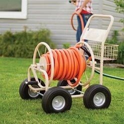 Leonard 4 Wheel Hose Reel Wagons -Garden Care hac582 1 8