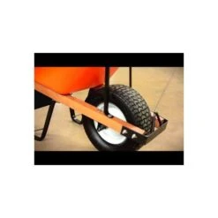 Leonard 6-Cubic-Foot Capacity Poly Tray Wheelbarrow With Pneumatic Tire -Garden Care hqdefault 15 1