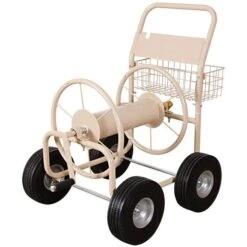 Leonard 4-Wheel Hose Reel Wagon With Pneumatic Tires