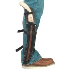 Saw Sheath Leg Strap Mount Rubberized Fits Up To 15in Curved Saw Blades