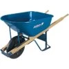 Jackson Contractor Grade Wheelbarrow With 6 Cubic Foot Seamless Steel Tray